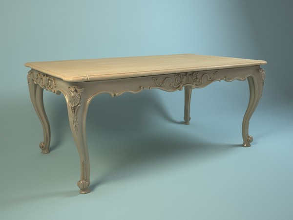 3ds max dining table louis - Dining-table Louis XIV.zip by kupfer